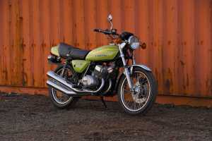 1978 249cc Kawasaki KH250 motorcycle