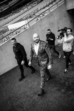 Tyson Fury at Wembley Stadium