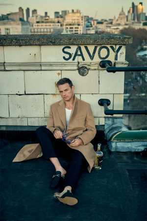 Sam Heughan at the Savoy