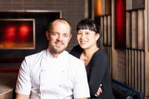 Executive Head Chef James Knappett and award-winning sommelier (and James's wife) Sandia Chang