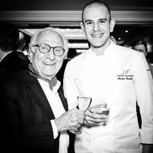 Martin Carabott with Michel Roux OBE