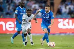 2T47P2W Sergej Milinkovic-Savic of Al-Hilal SFC during the Match Day 11 of the SAFF Roshn Saudi Pro League 2023-24 between Al-Hilal SFC vs Al-Ahli SFC at King Fahd International Stadium on October 27, 2023 in Riyadh, Saudi Arabia.