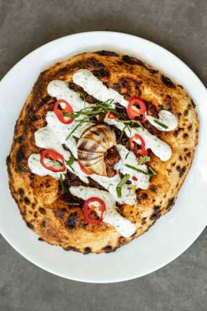 Snail Vindaloo Flatbread