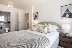 Bedroom inside New Avenue apartment