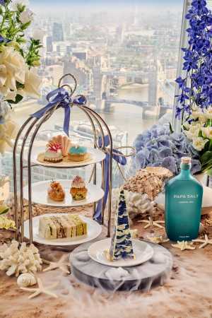 Shangri-La The Shard has partnered with Margot Robbie’s Papa Salt Coastal Gin for A Summer Above Shangri-La The Shard has partnered with Margot Robbie’s Papa Salt Coastal Gin for A Summer Above