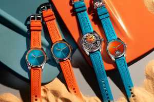 H Moser & Cie Pioneer Tourbillon Spiced Aqua