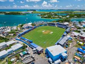 The Hamilton Oval of St George's, Bermuda