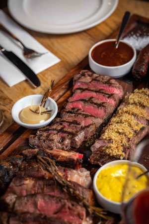 Steak at Vivat Bacchus