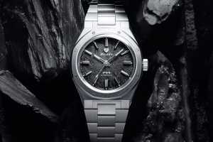 Nivada Grenchen F77 Stainless Steel Meteorite