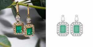 Emerald earrings Emerald earrings
