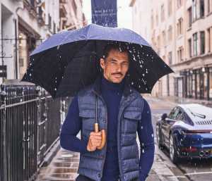 David Gandy wears Hackett