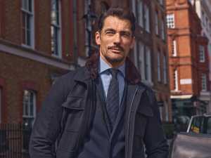 David Gandy wears Hackett