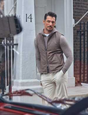 David Gandy wears Hackett