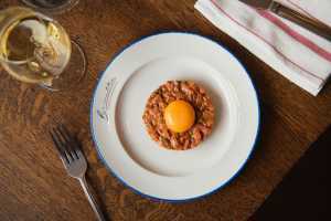 Steak tartare at Bavette Steak tartare at Bavette