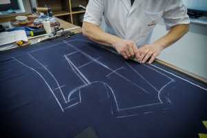 Rubinacci tailor at work