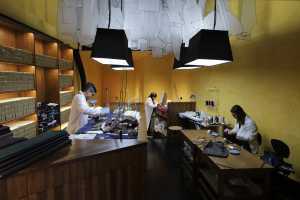 Tailors working at Rubinacci