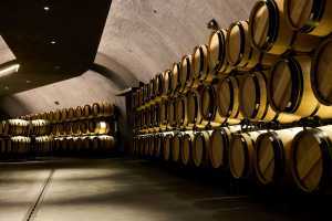 Realm Cellars' Houyi barrel room