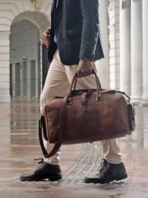 D&Ouml;TCH LEATHER Hendrix Duffle