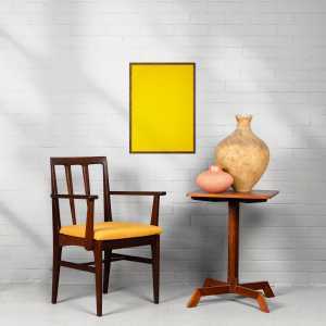 Mid-century modern furniture and art