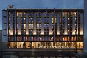 Facade of The W Florence hotel