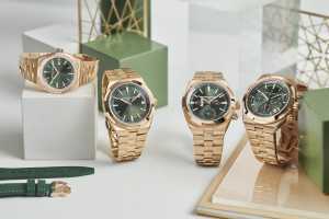 Vacheron Constantin Overseas collection with green dial