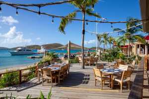 Bitter End Yacht Club restaurant in Virgin Gorda
