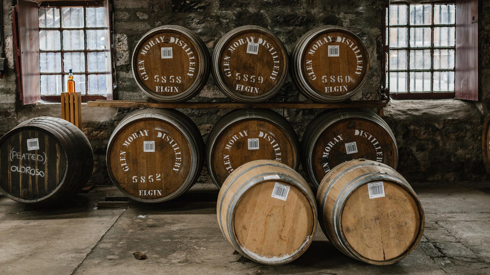 Glen Moray whisky barrels Glen Moray whisky barrels
