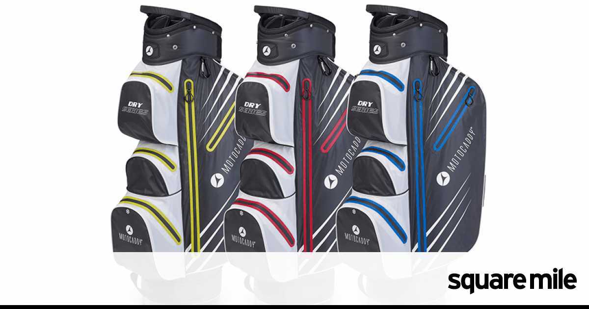 Golf kit essentials The Motocaddy Dry Series bag Square Mile