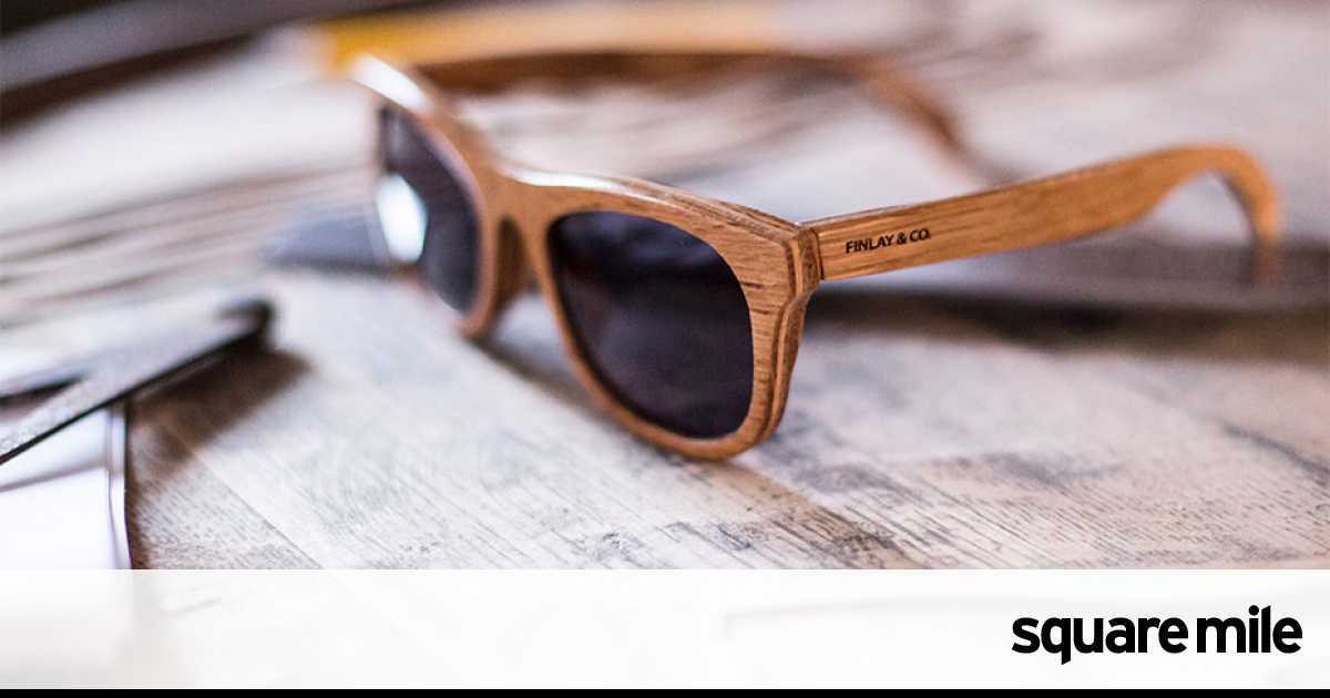 finlay & co wooden sunglasses Finlay & Co Jenson Unisex Wooden Sunglasses Brand Eyewear  main image 4