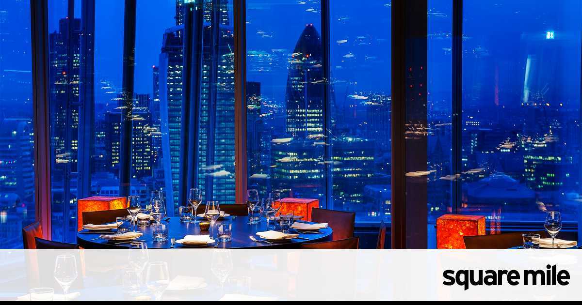 Oblix East at the Shard A bar out of James Bond Square Mile