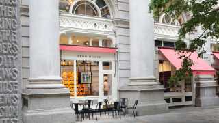Oeno House wine boutique exterior, The Royal Exchange, City of London