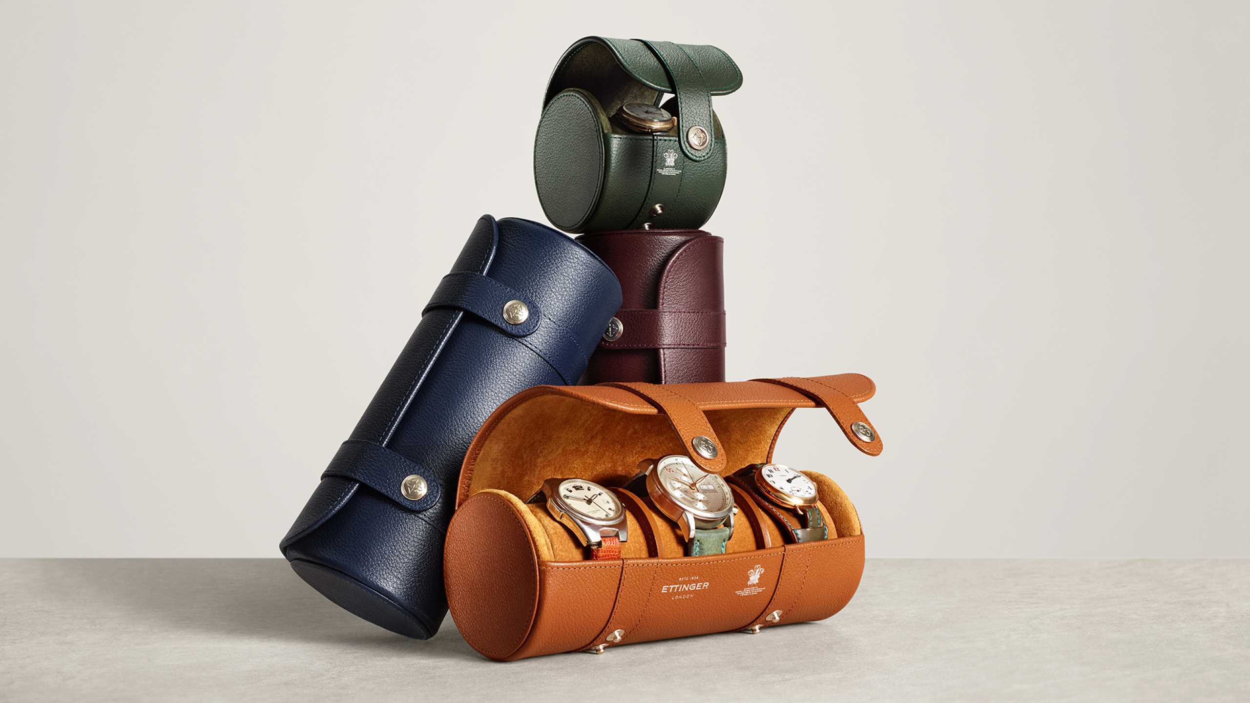 Ettinger's new Capra Collection watch rolls | Square Mile