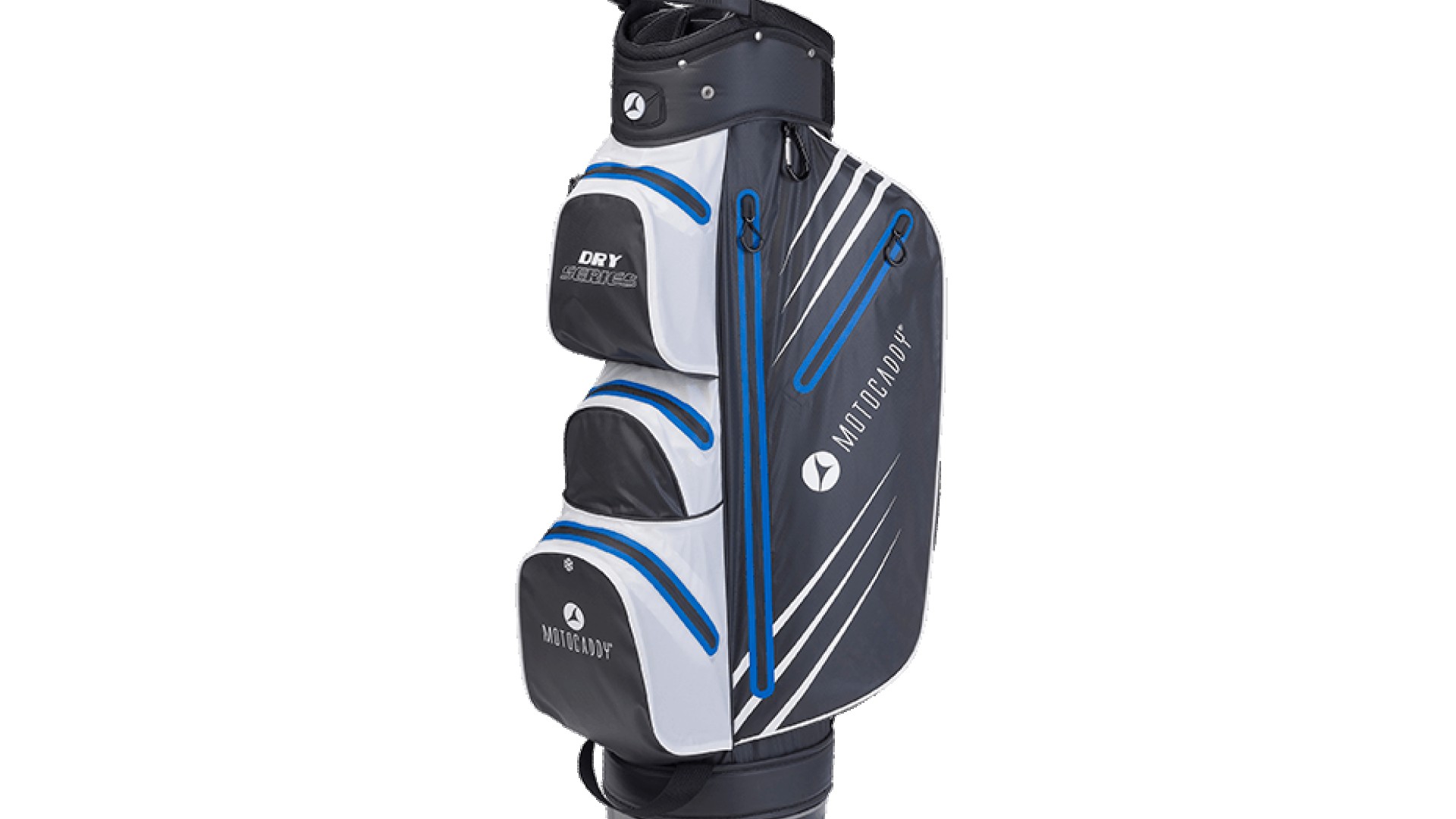 Golf kit essentials The Motocaddy Dry Series bag Square Mile