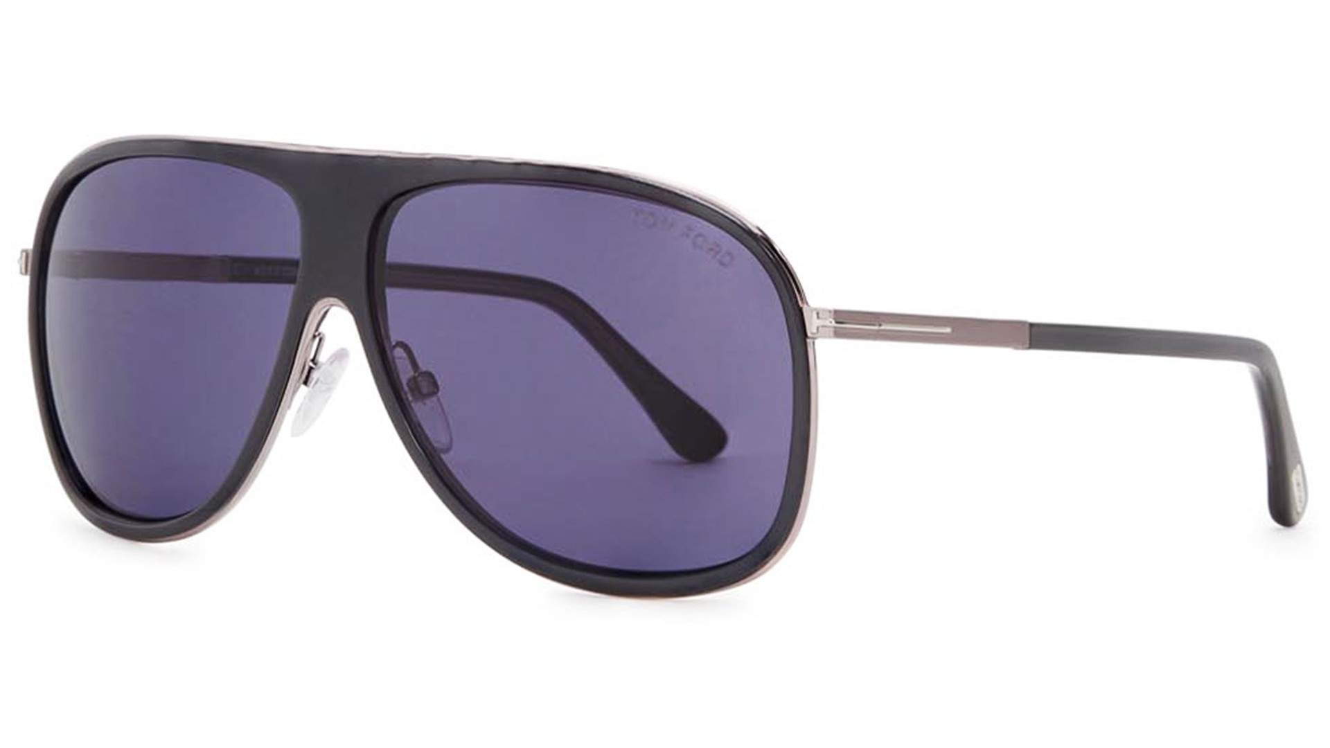 Tom Ford: Chris Grey D-Frame Sunglasses Tom Ford: Chris Grey D-Frame Sunglasses