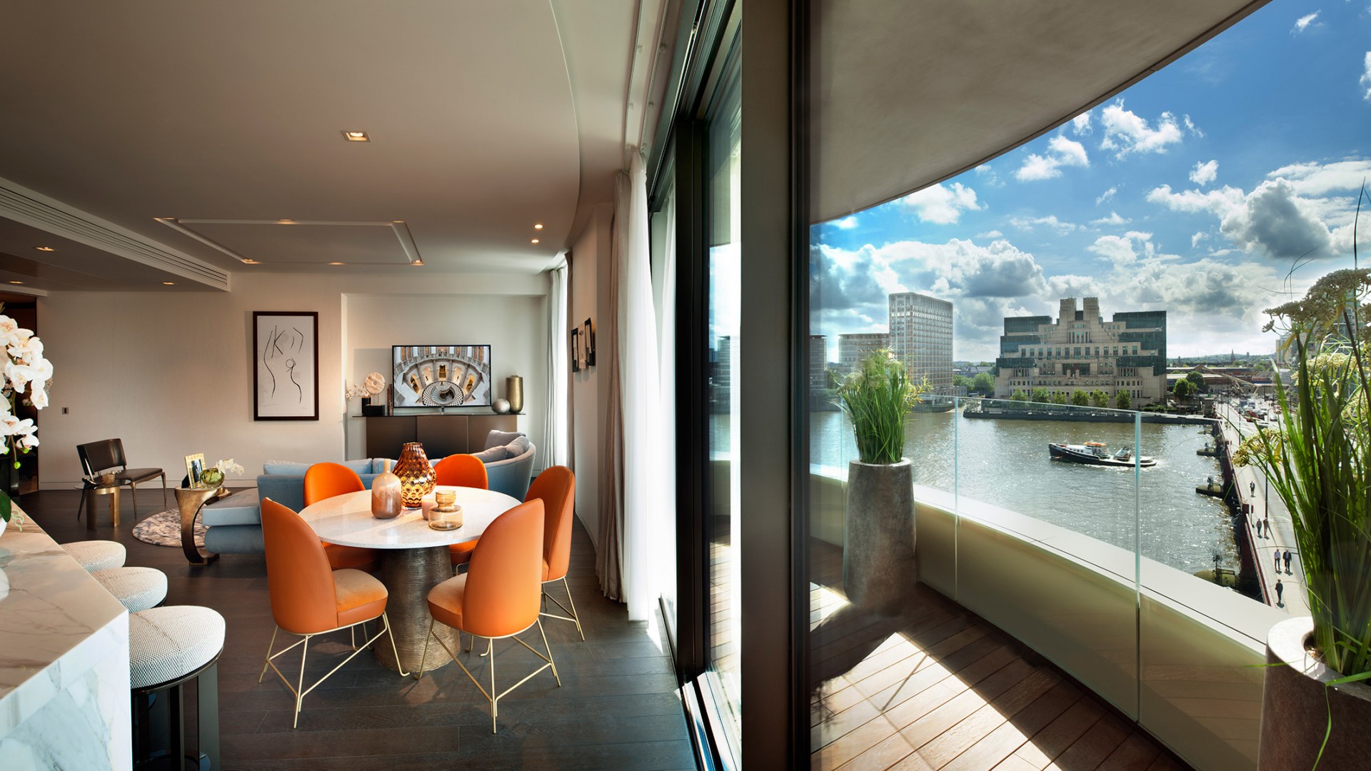 Riverwalk, riverside apartments in Westminster, SW1 Riverwalk, riverside apartments in Westminster, SW1