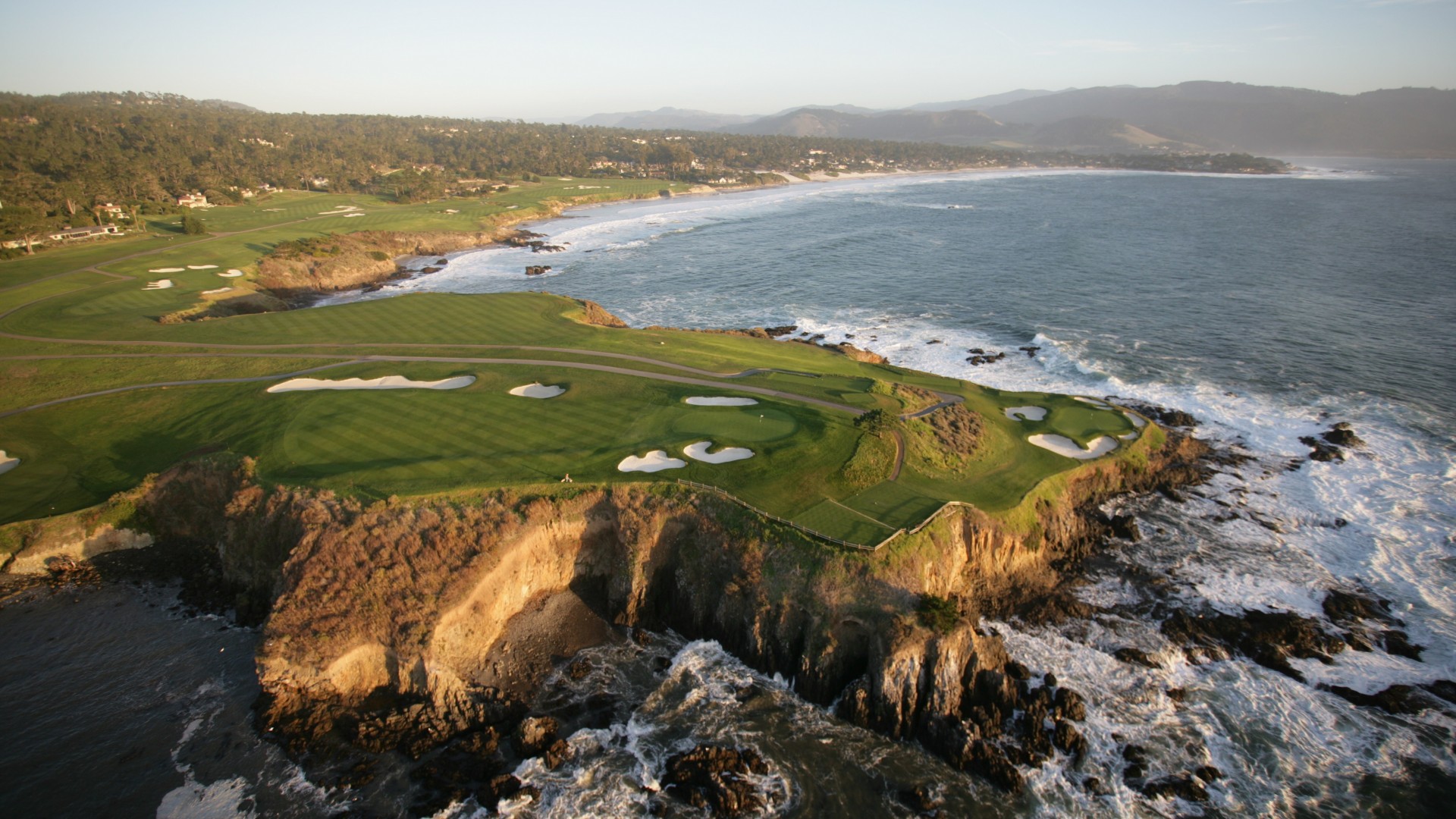 Pebble Beach golf links, Pebble Beach, United States of America Pebble Beach golf links, Pebble Beach, United States of America