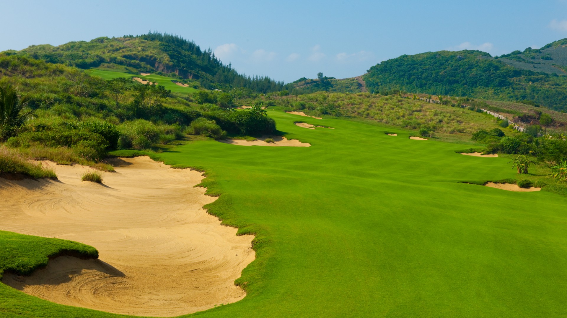 Shanqin Bay golf club, Hainan Island, China Shanqin Bay golf club, Hainan Island, China