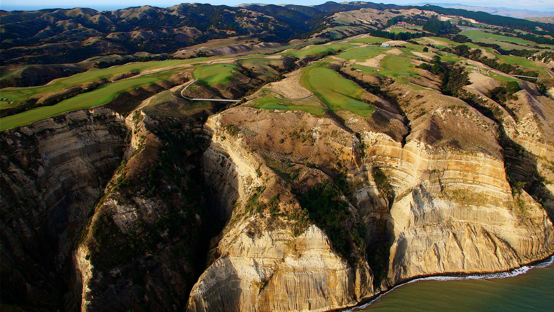 Cape Kidnappers golf course, Hawkes Bay, New Zealand Cape Kidnappers golf course, Hawkes Bay, New Zealand