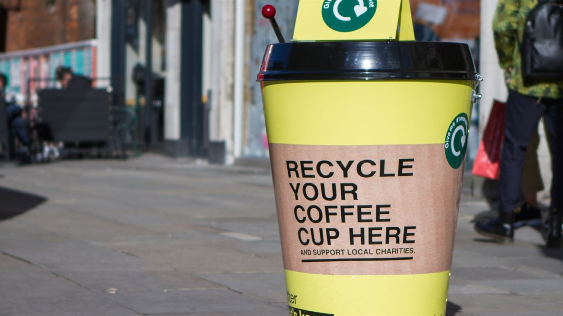 Protect the and help the City recycle 500,000 disposable coffee