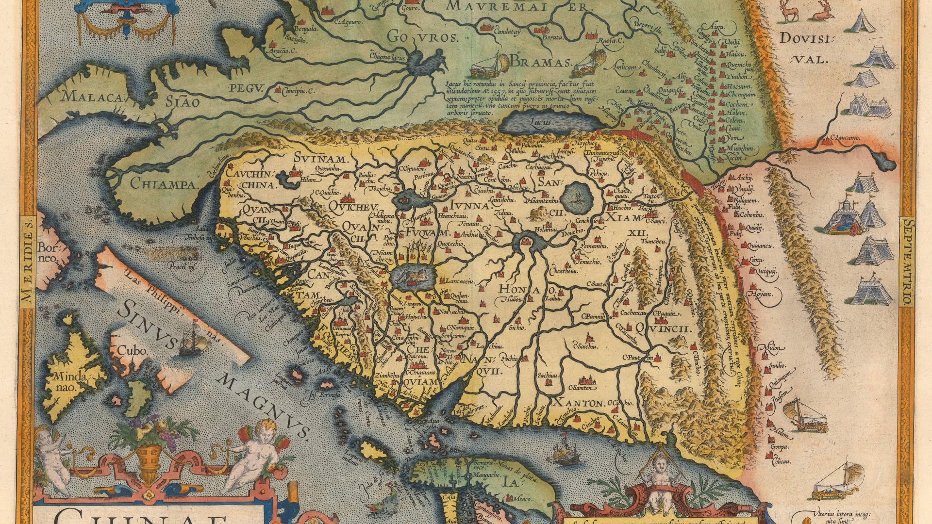 Abraham Ortelius: China Abraham Ortelius: China