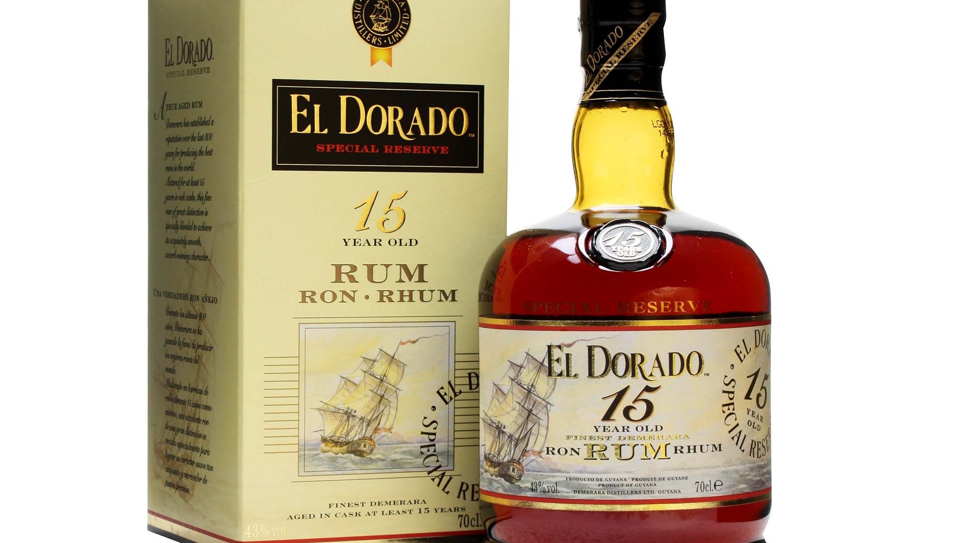 El Dorado Rum 15 Year Old Special Reserve, Guyana El Dorado Rum 15 Year Old Special Reserve, Guyana