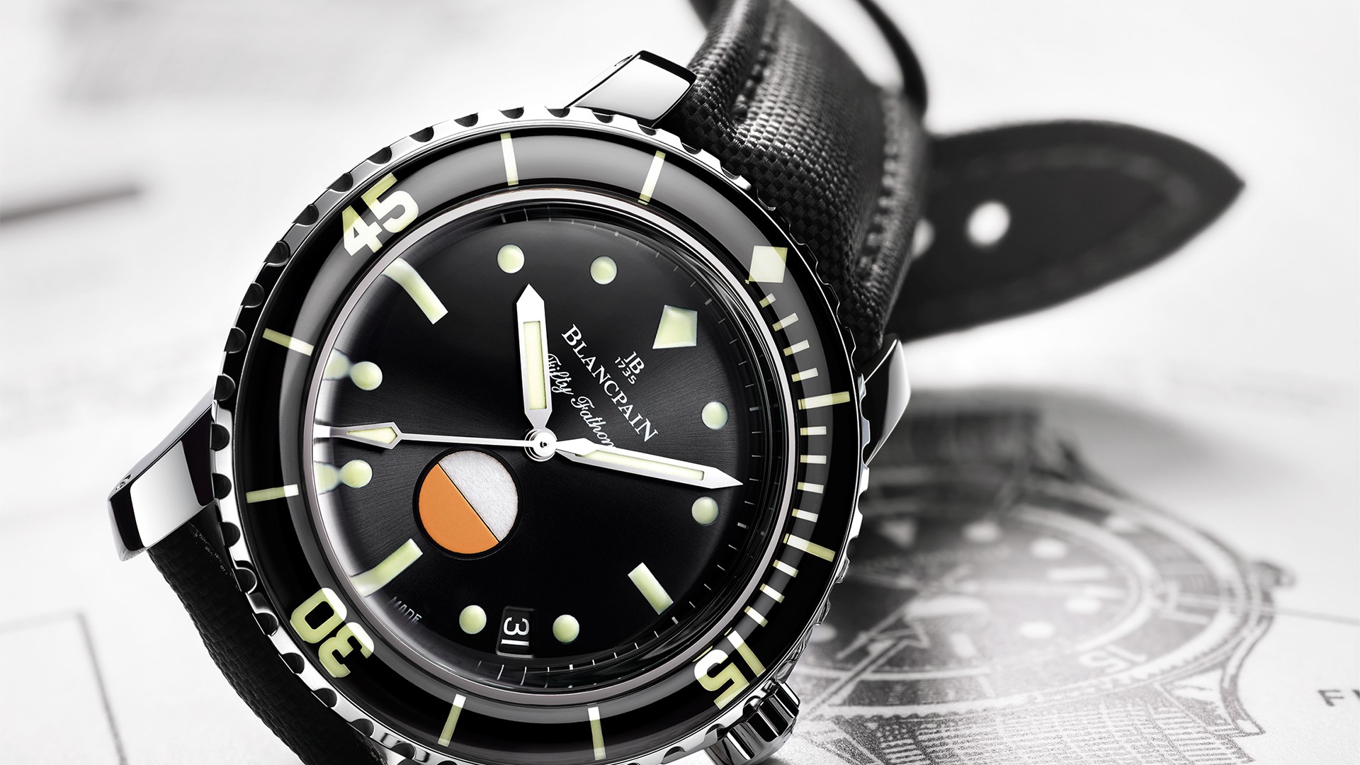 Blancpain Tribute To Fifty Fathoms MilSpec watch Blancpain Tribute To Fifty Fathoms MilSpec watch