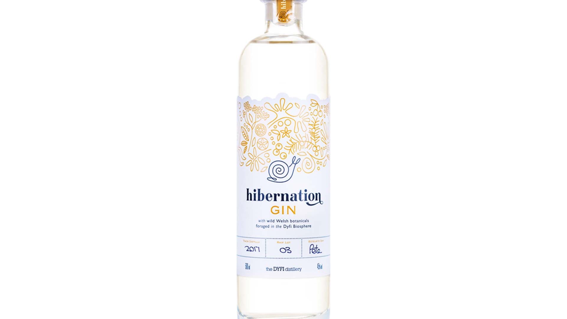 Hibernation Gin, Dyfi Distillery Hibernation Gin, Dyfi Distillery