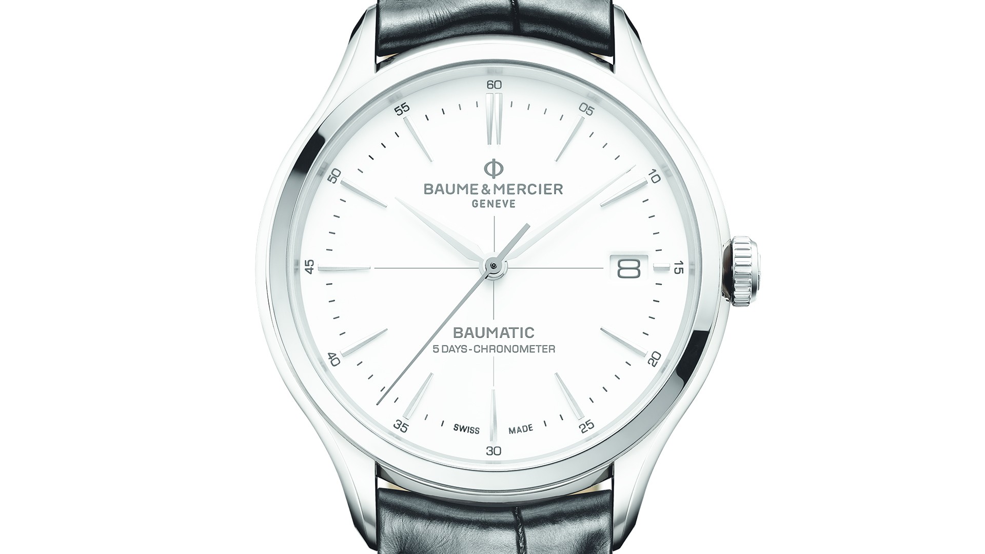 Baume et Mercier Clifton Baumatic five-day chronometer watch, SIHH 2018 Baume et Mercier Clifton Baumatic five-day chronometer watch, SIHH 2018