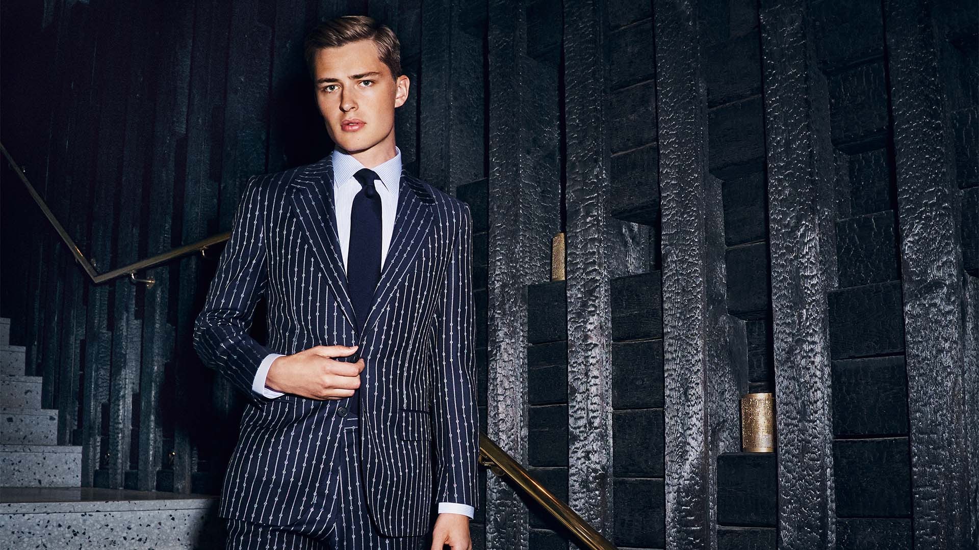 The pinstripe suit The pinstripe suit