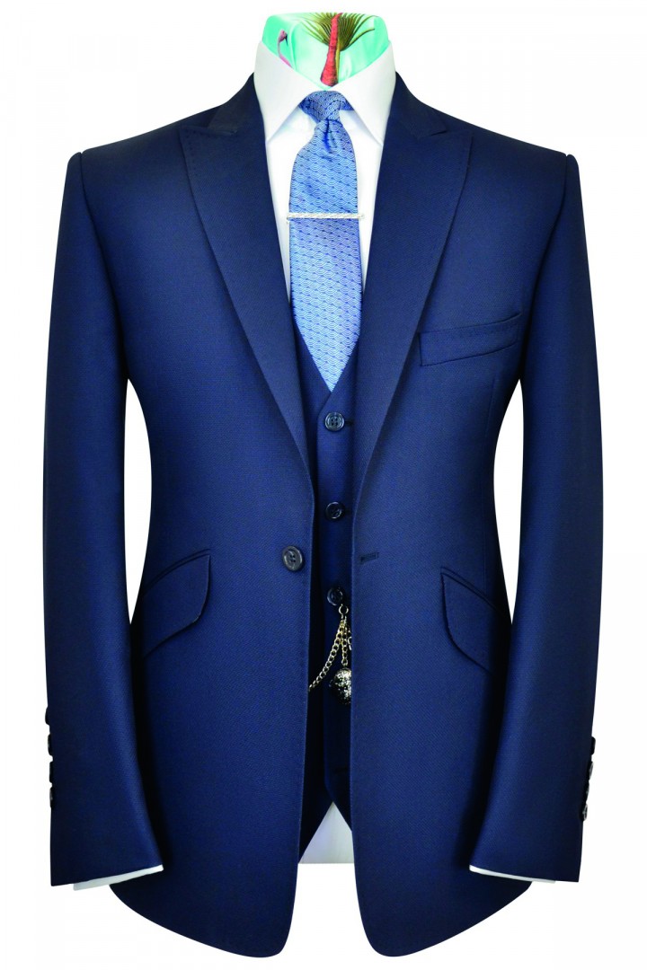 The navy suit The navy suit
