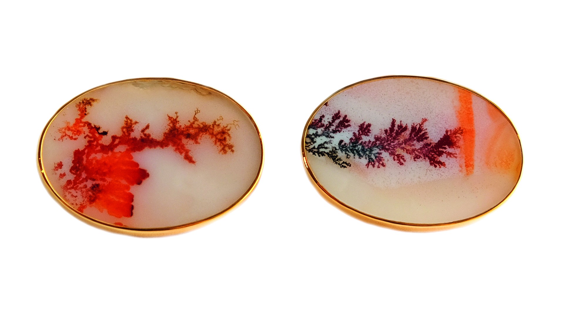 Dendritic agate cufflinks Dendritic agate cufflinks