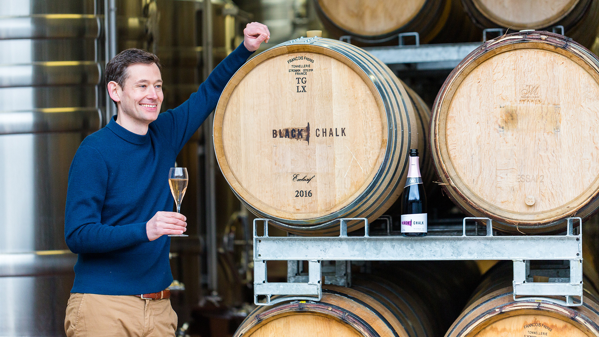 Jacob Leadley, winemaker and CEO of Black Chalk Jacob Leadley, winemaker and CEO of Black Chalk