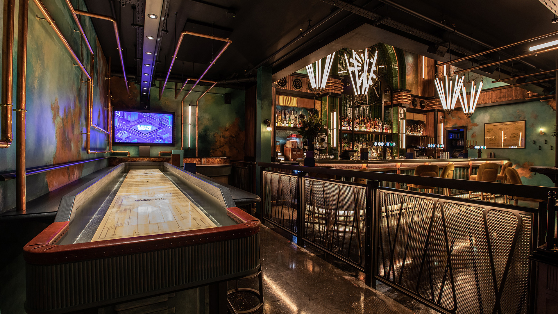 Electric Shuffle Canary Wharf's experiential bar Square Mile