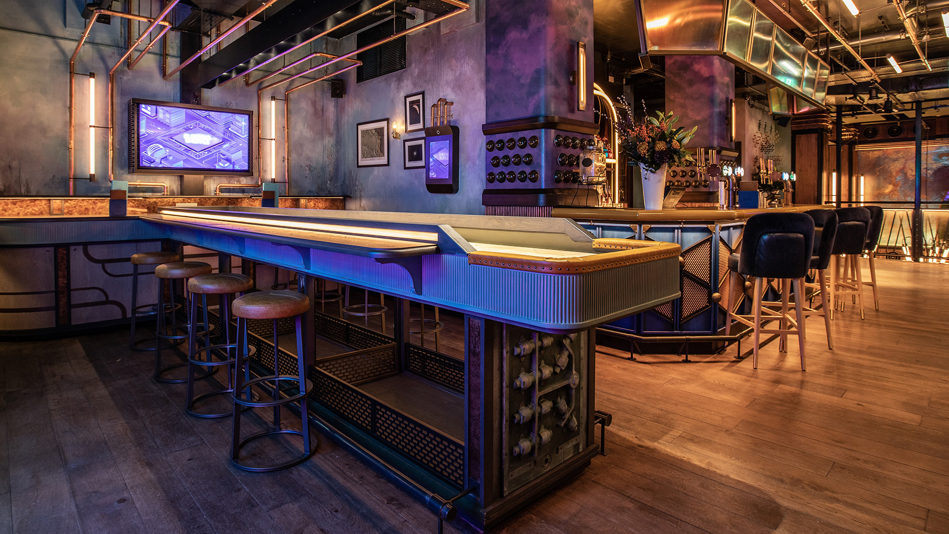 Electric Shuffle Canary Wharf's experiential bar Square Mile